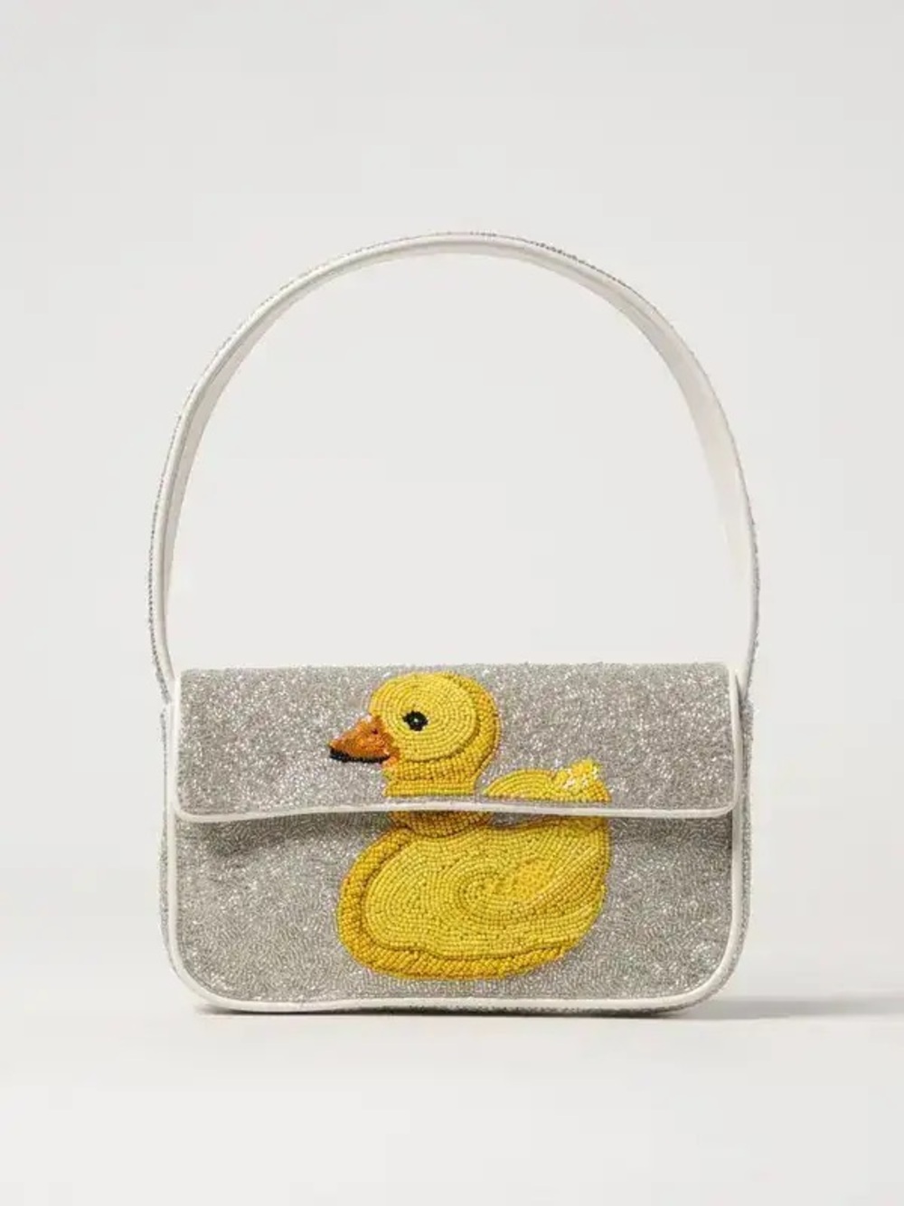 STAUD “Ducks Not in a Row” Beaded Tommy Bag